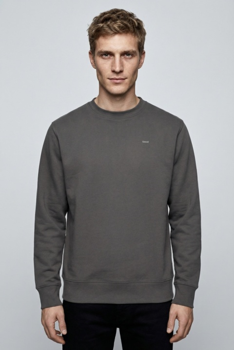 Bluza klasyczna – ciemnoszara