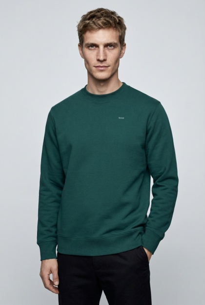 Bluza klasyczna – zielona
