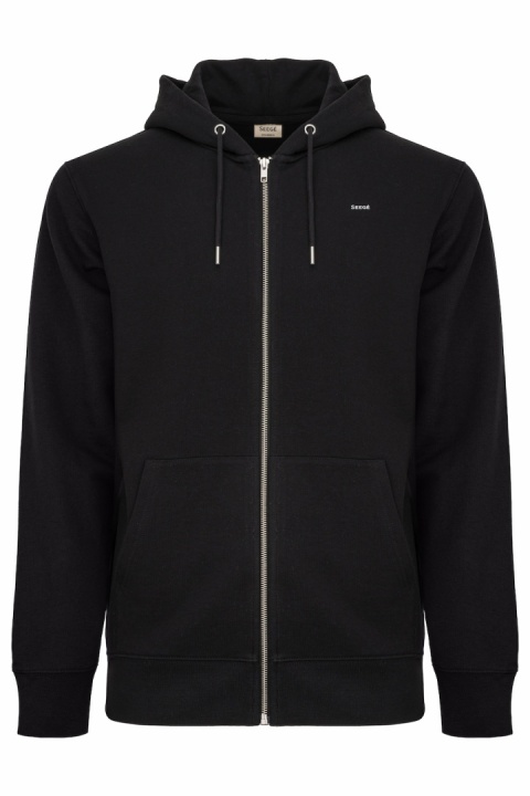 Bluza rozpinana z kapturem – czarna