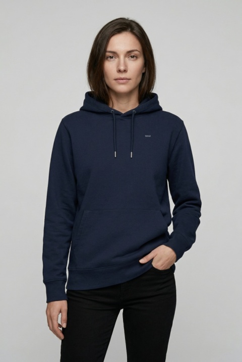 Bluza z kapturem – granatowa