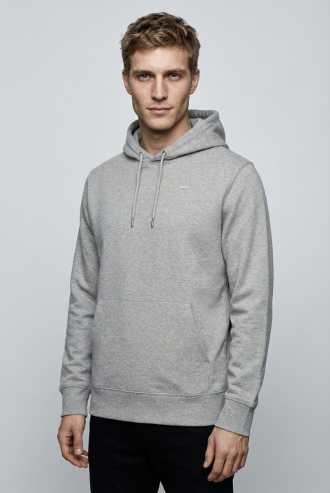 Bluza z kapturem – szara