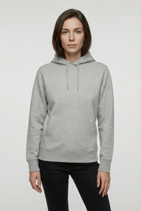 Bluza z kapturem – szara