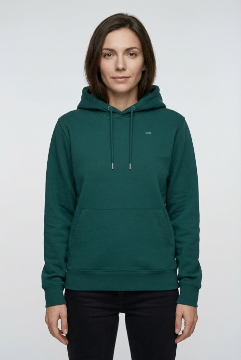 Bluza z kapturem – zielona